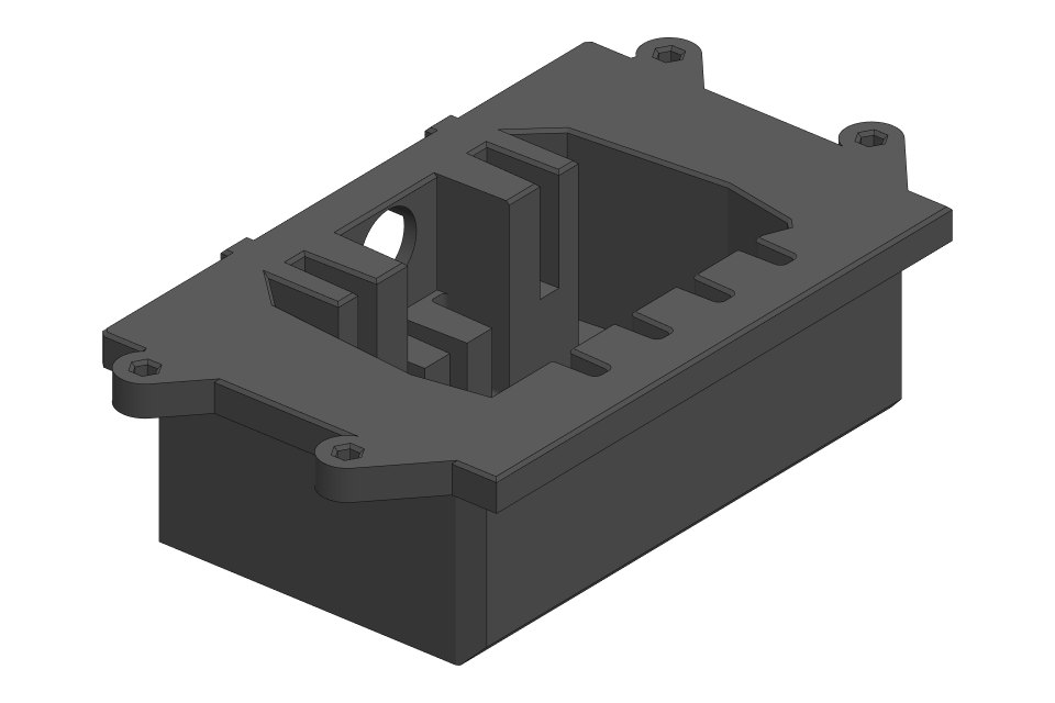 OAK-1 adjustment mount: render of OAK-1_adjustment_mount.stl