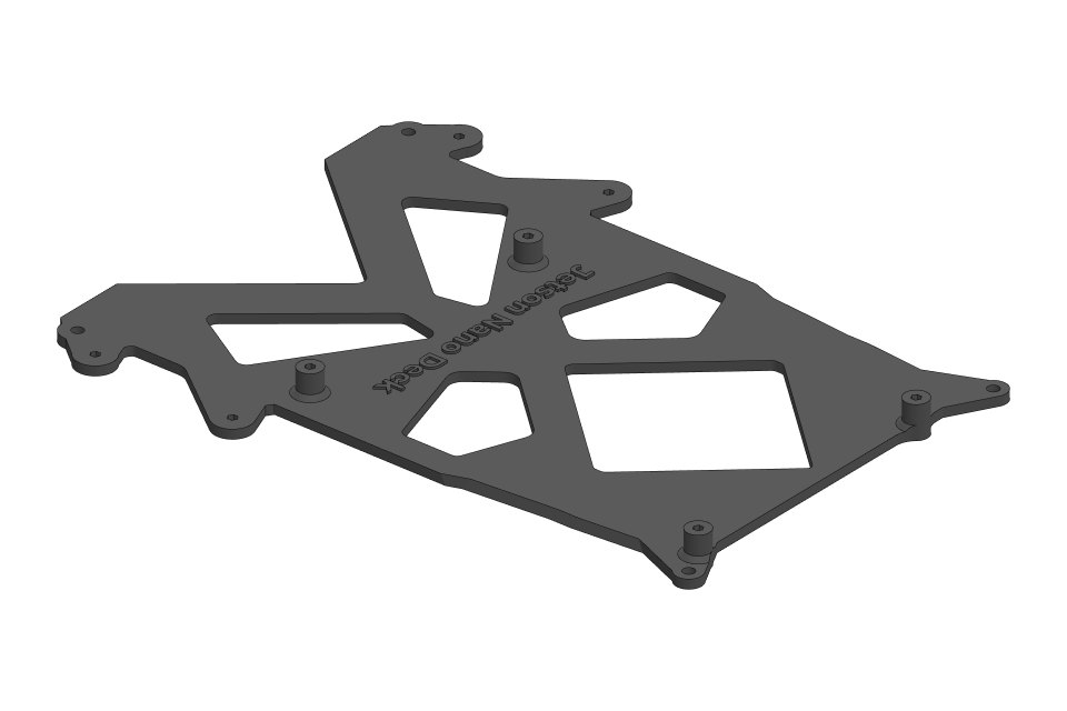 Jetson Nano deck: render of jetson_nano_deck.stl