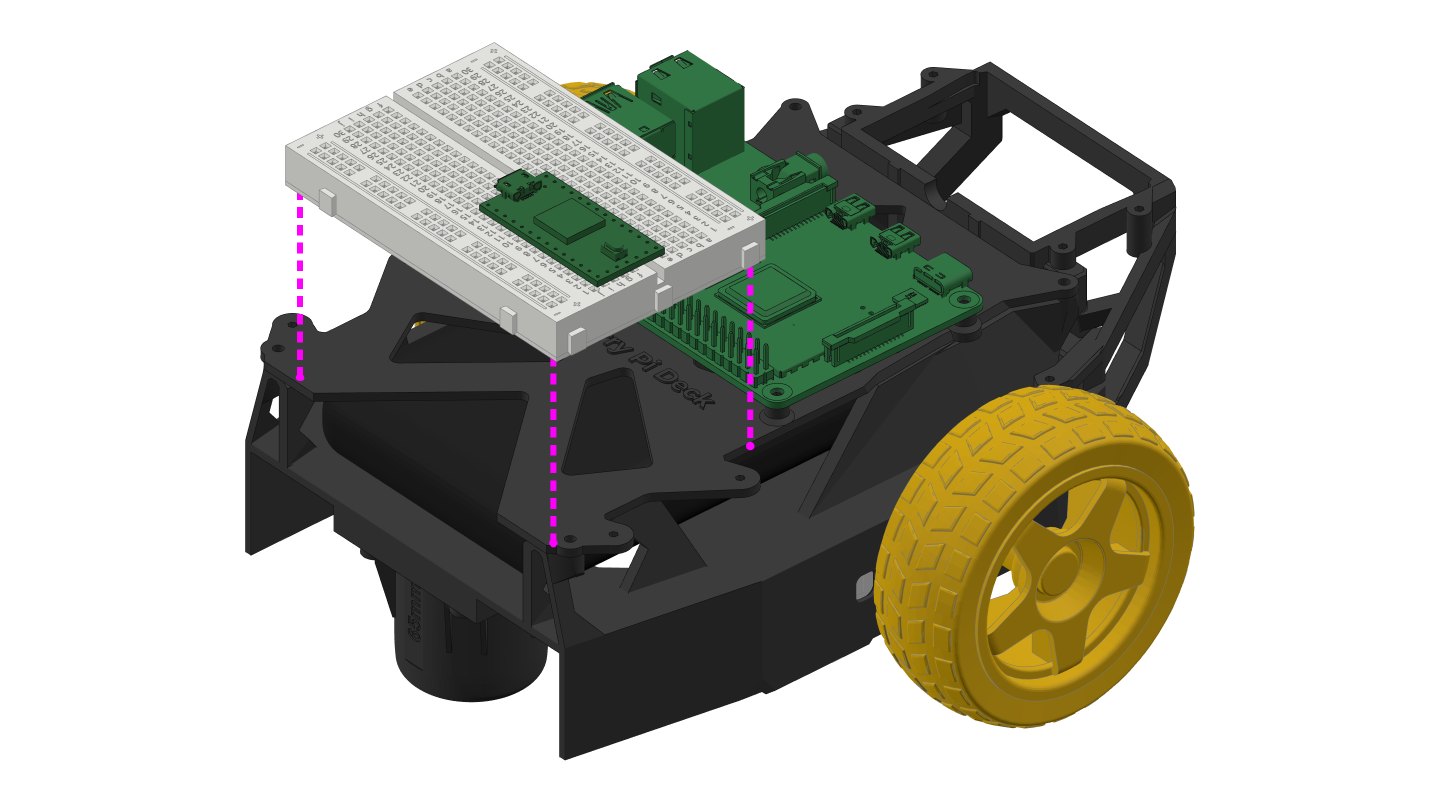 Step 18: the breadboard goes onto the back of the deck